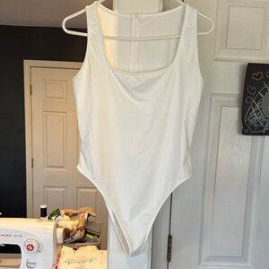 SHEIN White womens One Piece Bodysuit